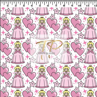 Princess Peach Clear Vinyl - READY TO SHIP